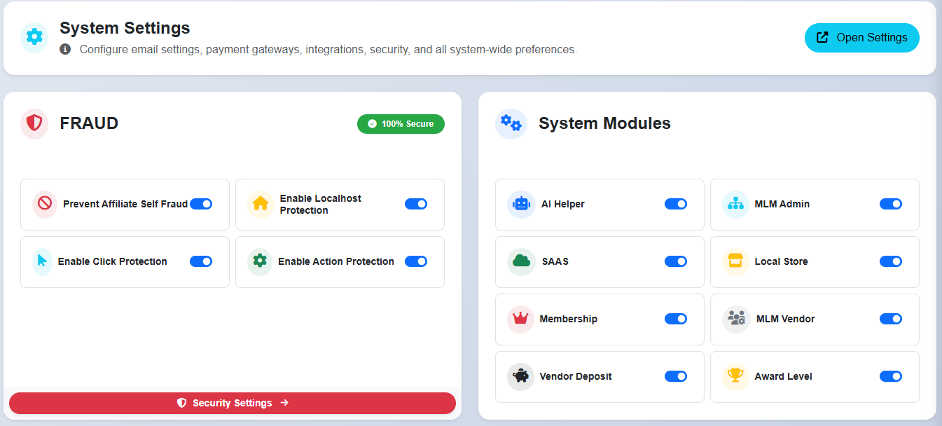 MLM System With Android Application