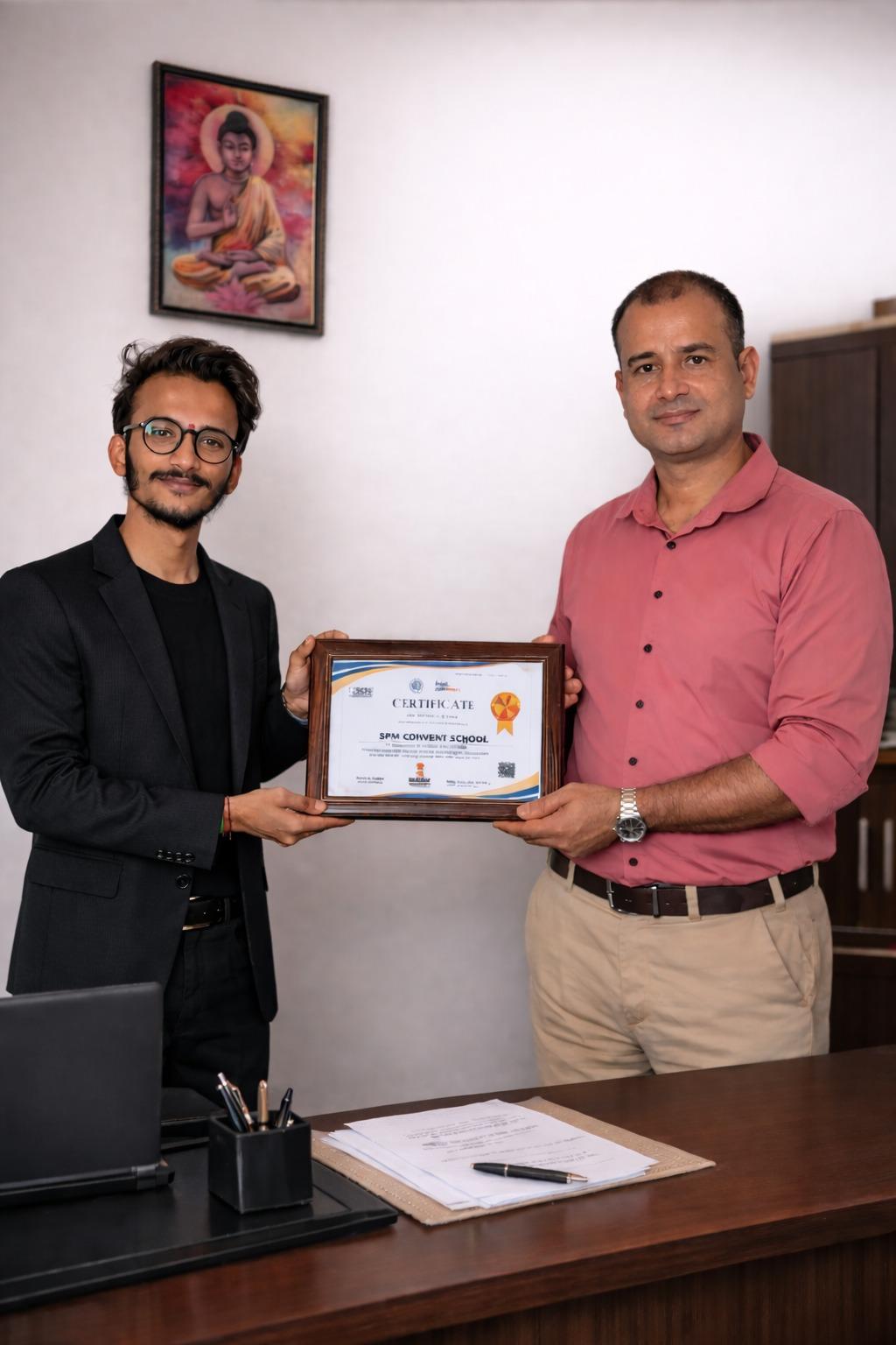 SPM Convent School Certificate Of Appreciation